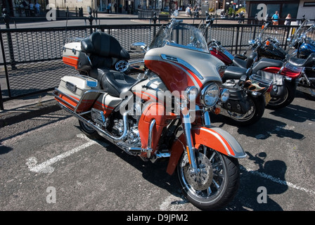 2009 Harley Davidson Screamin' Eagle Ultra Classic Electra Glide Motorcycle Stock Photo
