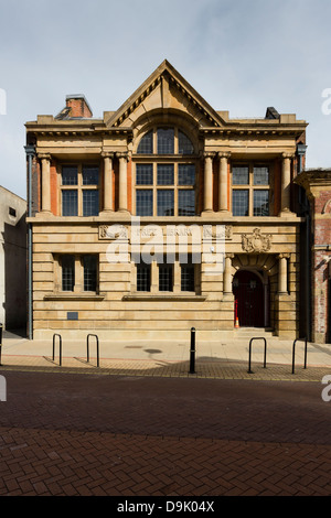 Castleford Free Library opened 1905. Stock Photo