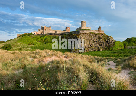 Bamburgh castle in Northumberland Stock Photo