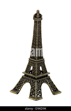 Eiffel tower isolated on white background Stock Photo - Alamy