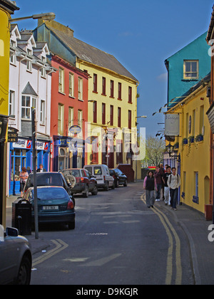 Market Street in downtown Kinsale,County Cork,Ireland Stock Photo