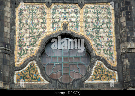 The Art Nouveau exterior of the Museum of Applied Arts - Iparművészeti Múzeum - Budapest Hungary Stock Photo