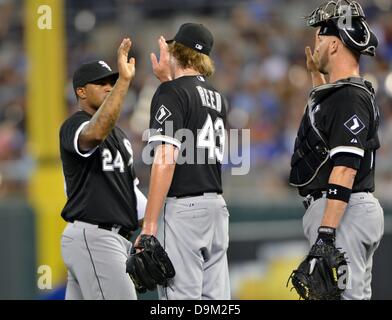 Chicago White Sox pitcher Addison Reed is shown during a baseball game ...