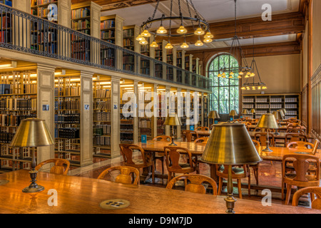 The New York Public Library's Milstein Division of United States History, Local History and Genealogy (Genealogy Room). Stock Photo