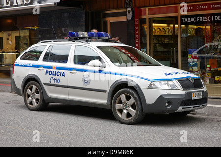 andorra police service patrol vehicle andorra la vella andorra Stock ...