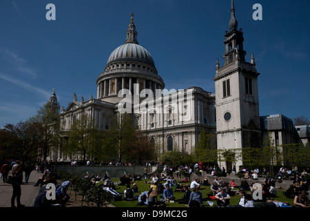 st pauls cathedral london england Stock Photo