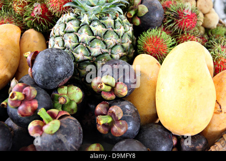 Many of fruits in Thailand and fruits Domestic in Thailand. Stock Photo