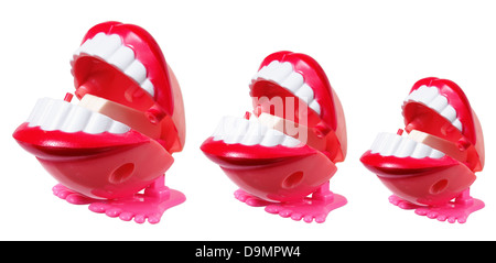 Chattering Teeth Toys Stock Photo