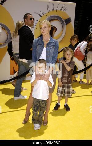 Jaime Pressly & Dezi Calvo at the premiere of the Lego Movie in Los