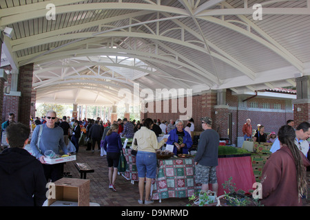 Farmers market at Winter Garden, Orange County, Florida. Stock Photo