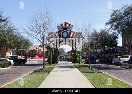 Main Street, City of Winter Garden, Central Florida, United States. Stock Photo