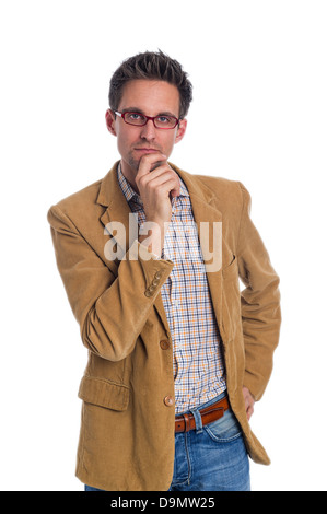 Pensive young man   (Model release) Stock Photo