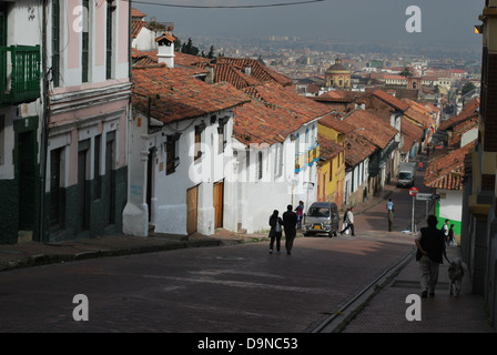 La Candelaria, the old colonial district of Bogota, Colombia Stock Photo