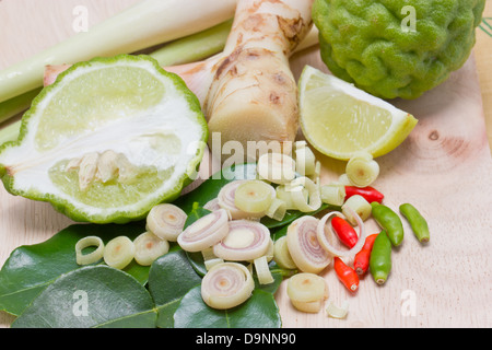 Ingredients for Thai spicy food. Stock Photo