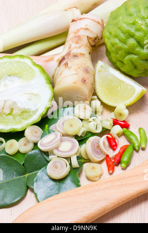 Ingredients for Thai spicy food. Stock Photo