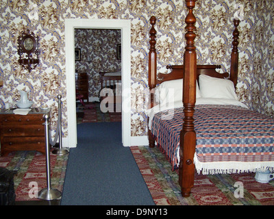 Lincoln Home National Historic Site LIHO Lincolns bedroom e. Stock Photo