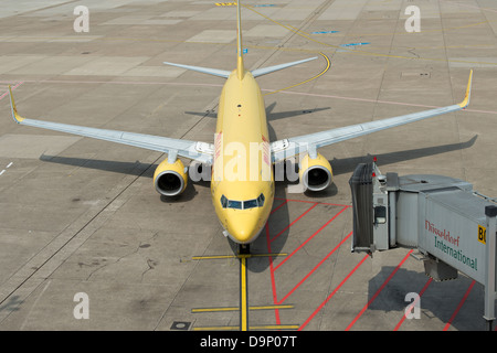 TUIfly Boeing 737-800 Dusseldorf International airport Germany Stock Photo