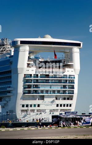Cruise Ships docked in Tallinn, Estonia Stock Photo