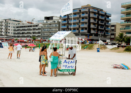 Brazil, Rio de Janeiro, Cabo Frio, Praia do Forte, Fort Beach Stock Photo