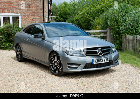 2013 Mercedes Benz C250 CDi Coupe AMG Sport Stock Photo