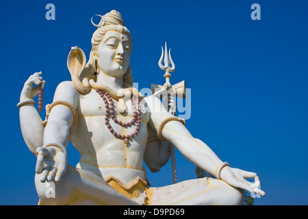 Asia, India, Karnataka, Bijapur, Shiva Shivagiri, Lord Shiva Statue ...