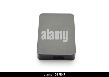 Black External Hard drive Disk Stock Photo