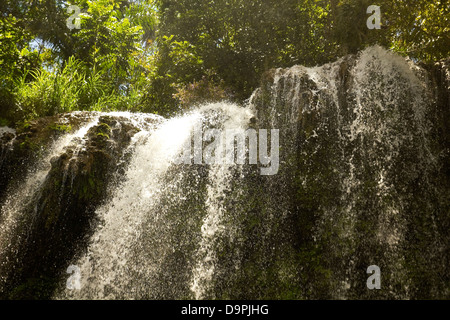 El Nicho waterfall, in Scambray mountains. Cienfuegos province, Cuba. Stock Photo