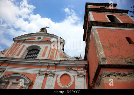 Santissima Annunziata Cathedral in Vico Equense, Campania, Italy Stock Photo