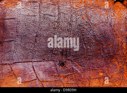 Old worn leather background Stock Photo
