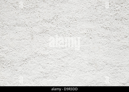 Stone texture - White painted concrete wall background. Stock Photo