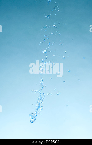 Body of Water and Droplets Flying in the Air Stock Photo