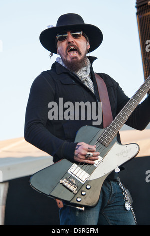 LINCOLN, CA - June 22: Johnny Colton with Lynyrd Skynyrd performs at Thunder Valley Casino and Resort in Lincoln, California Stock Photo
