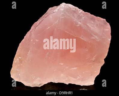 Rose quartz - tinted by traces of titanium Stock Photo