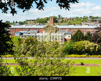 The Exeter prison building in the center of Exeter, Devon, England Stock Photo