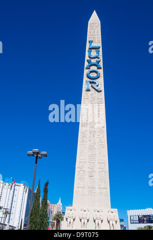 The Luxor hotel and casino in Las Vegas Stock Photo