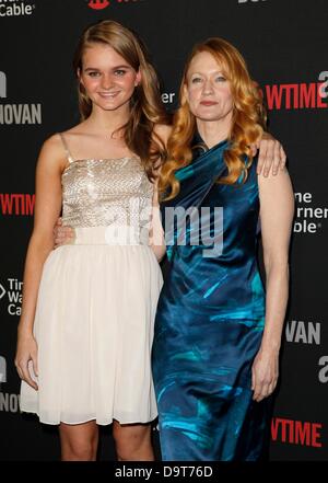 Kerris Dorsey, Paula Malcomson at arrivals for RAY DONOVAN Series Premiere on SHOWTIME, Directors Guild of America (DGA) Theater, Los Angeles, CA June 25, 2013. Photo By: Emiley Schweich/Everett Collection Stock Photo