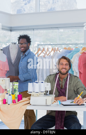 Fashion designers working in a creative office Stock Photo