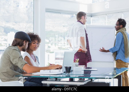 Creative designers working in a modern office Stock Photo