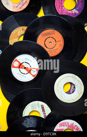 Vinyl Shop in Brixton Village Market in South London UK Stock Photo