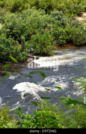 The Teuk Chhou Rapids in the Province of Kampot, Cambodia Stock Photo