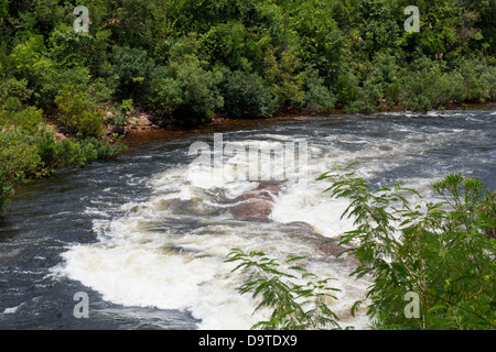 The Teuk Chhou Rapids in the Province of Kampot, Cambodia Stock Photo