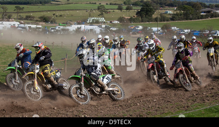 Whitby Motocross, North Yorkshire Stock Photo