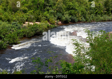 The Teuk Chhou Rapids in the Province of Kampot, Cambodia Stock Photo