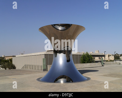 Anish Kapoor, 'Turning the World Upside Down,' Israel Museum, Jerusalem Stock Photo