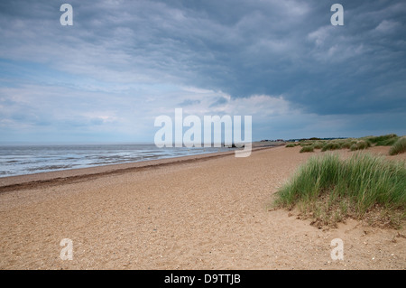 heacham beach, west norfolk, england Stock Photo