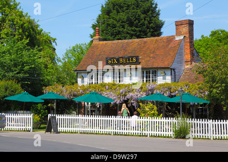 The Six Bells pub at Woodchurch Kent UK GB Stock Photo