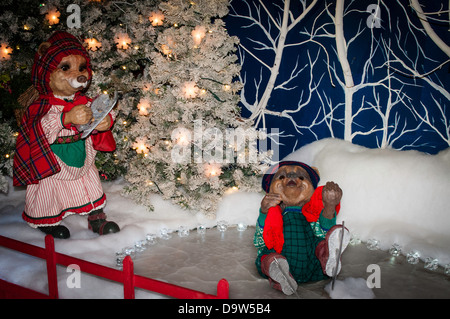 NATIONAL CHRISTMAS CENTER MUSEUM, Lancaster, PA. Features life-size set-ups of Christmas stories and characters. Stock Photo