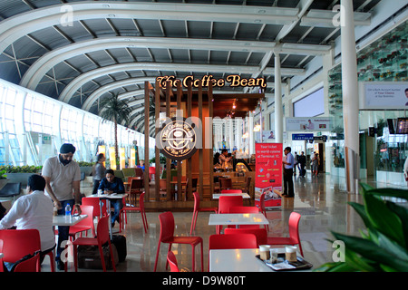 Coffee shop inside Mumbai international airport Stock Photo