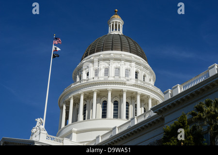 California State Capitol Building in Sacramento Stock Photo