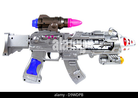 retro ray gun Stock Photo